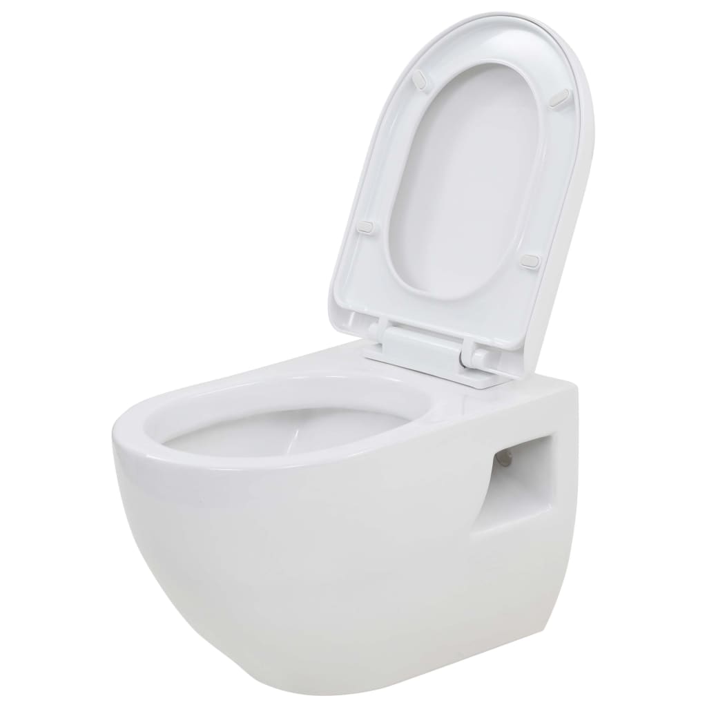 Wandtoilet keramiek wit