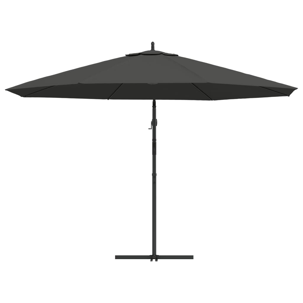 Zweefparasol met aluminium paal 350 cm antracietkleurig