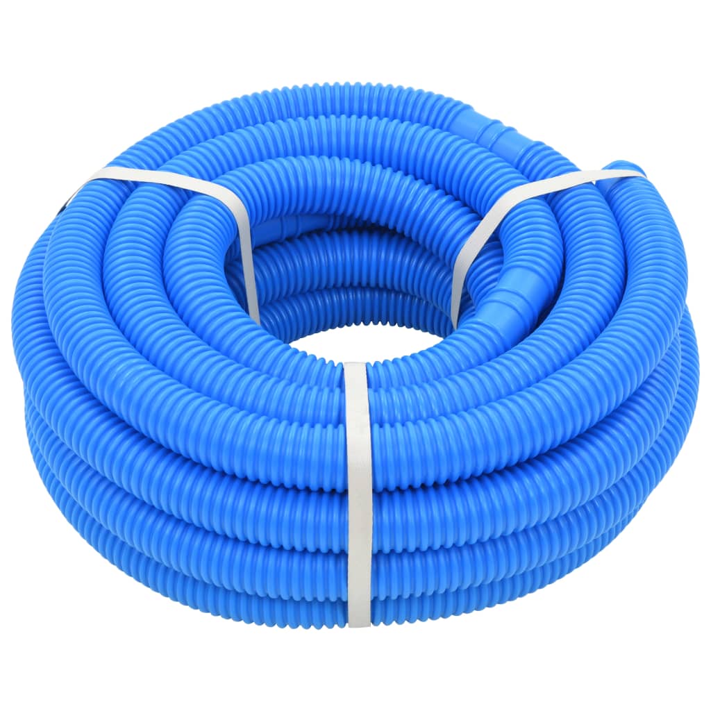 Zwembadslang met klemmen 38 mm 12 m blauw