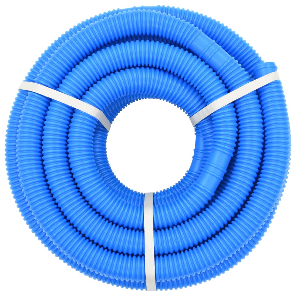 Zwembadslang met klemmen 38 mm 12 m blauw