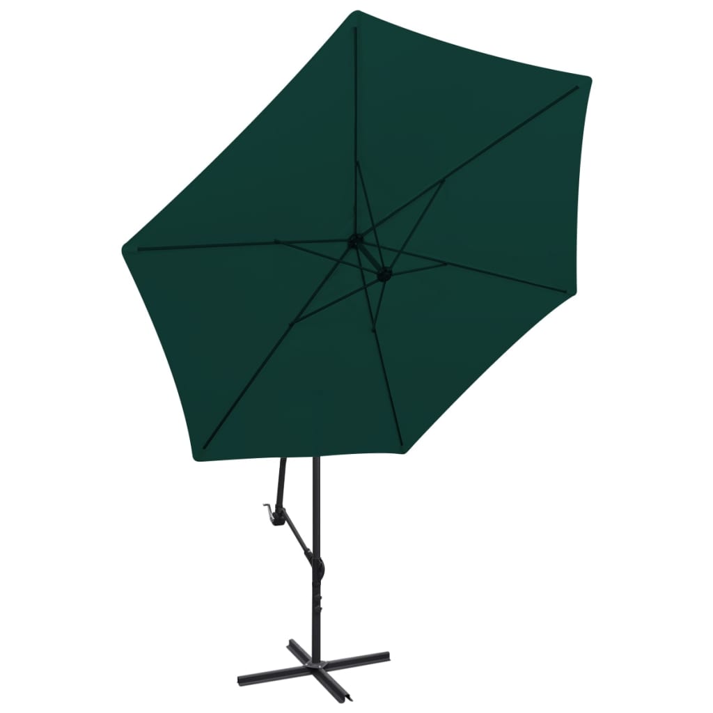 Zweefparasol 3 m groen