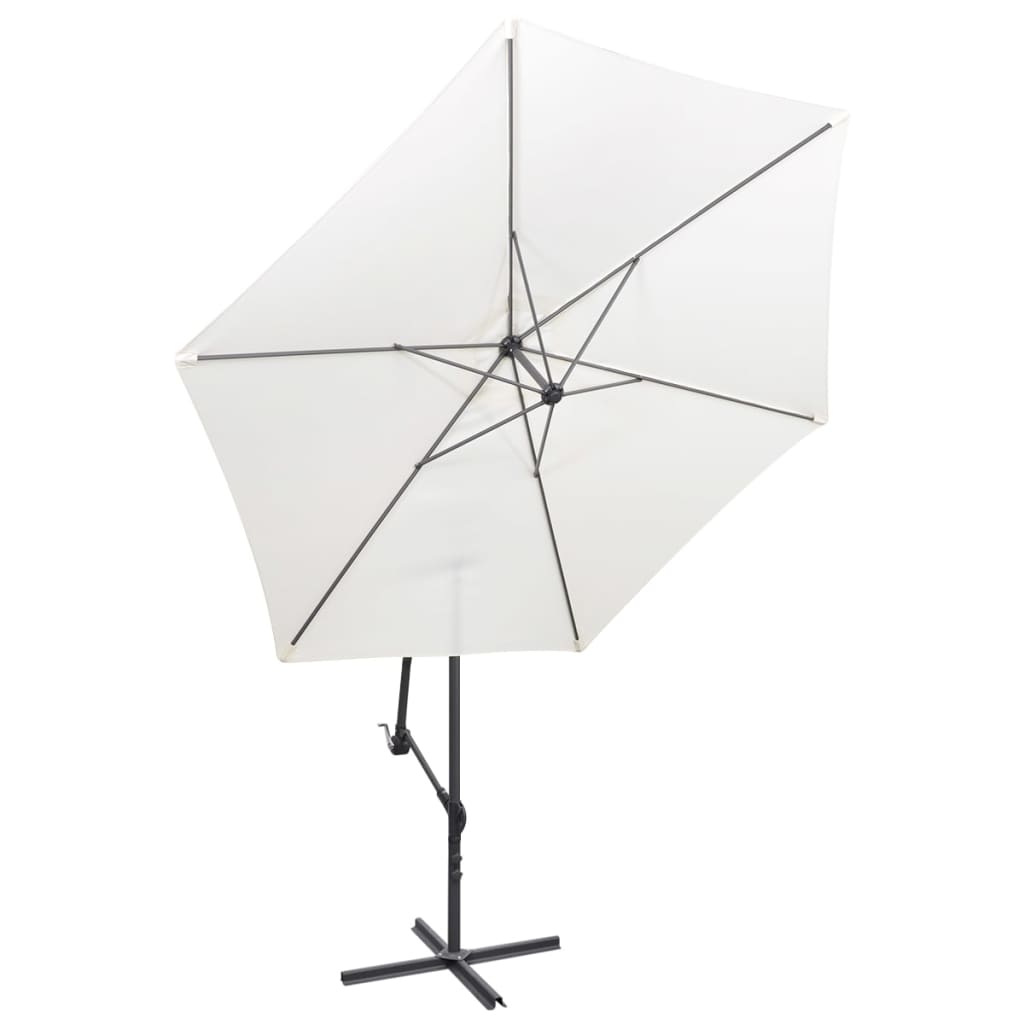 Zweefparasol 3 m zandwit