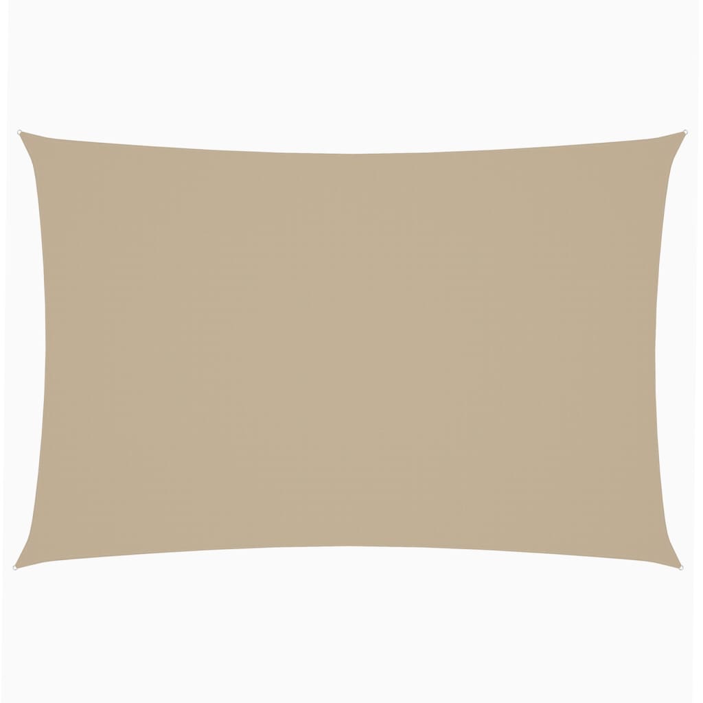 Zonnescherm rechthoekig 2x4 m oxford stof beige