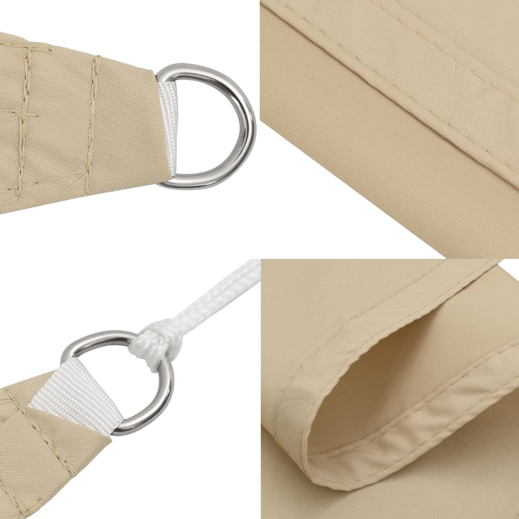 Zonnescherm rechthoekig 2,5x3 m oxford stof beige