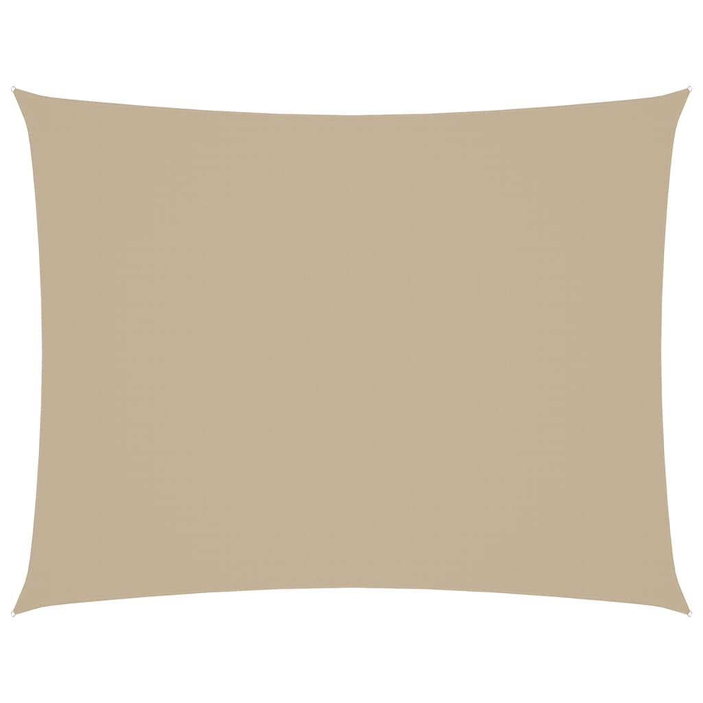 Zonnescherm rechthoekig 2,5x3,5 m oxford stof beige