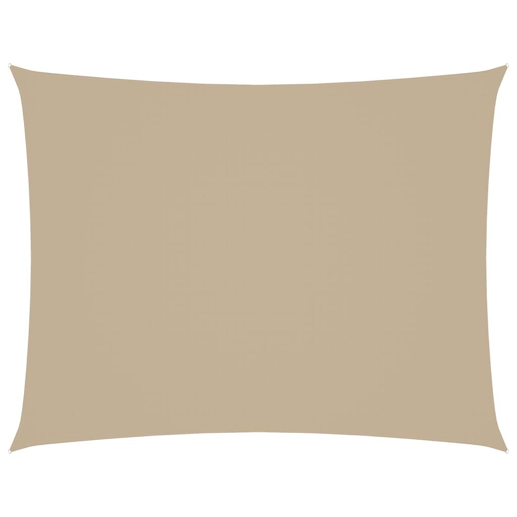 Zonnescherm rechthoekig 2,5x4 m oxford stof beige