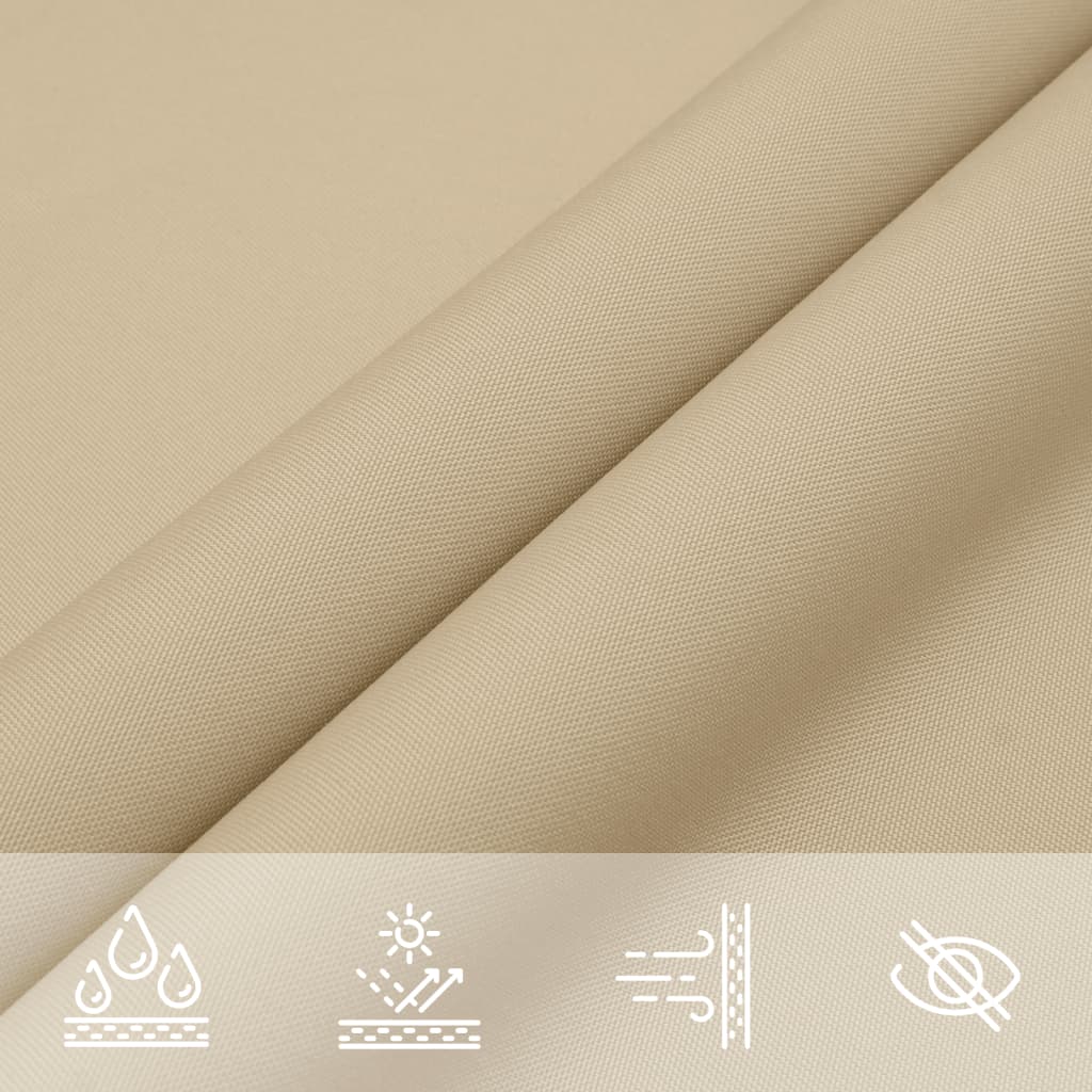 Zonnescherm rechthoekig 2,5x4,5 m oxford stof beige