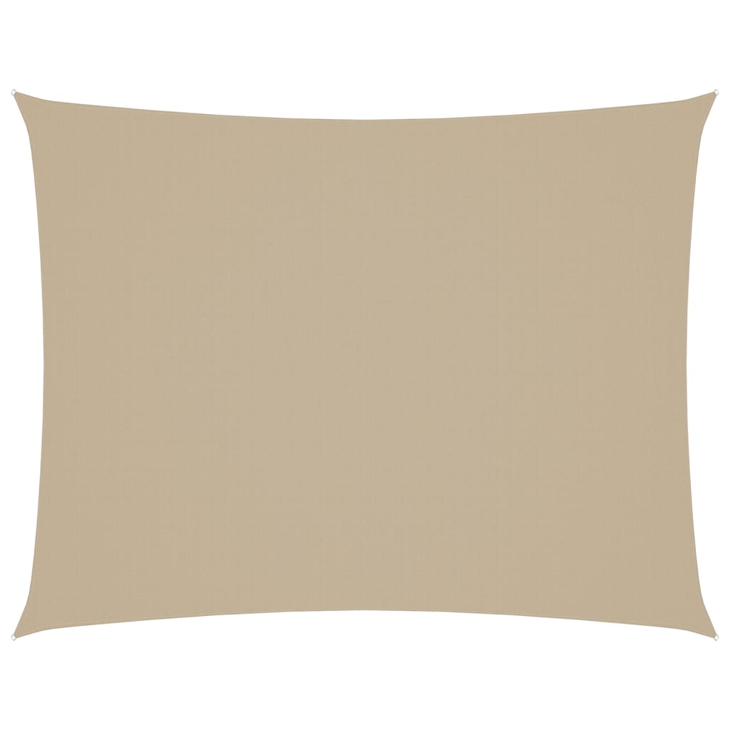 Zonnescherm rechthoekig 3x4 m oxford stof beige