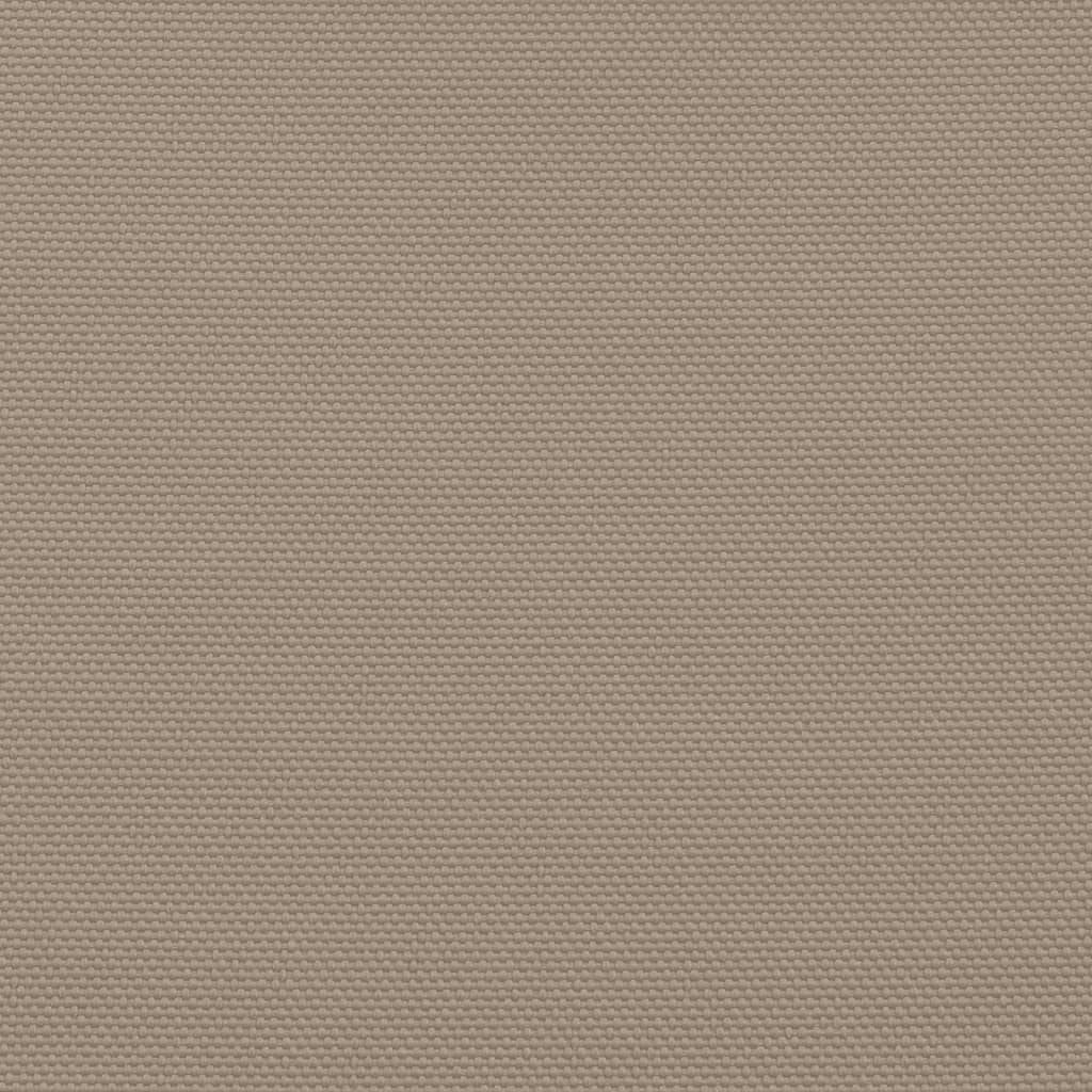 Zonnescherm vierkant 4,5x4,5 m oxford stof taupe