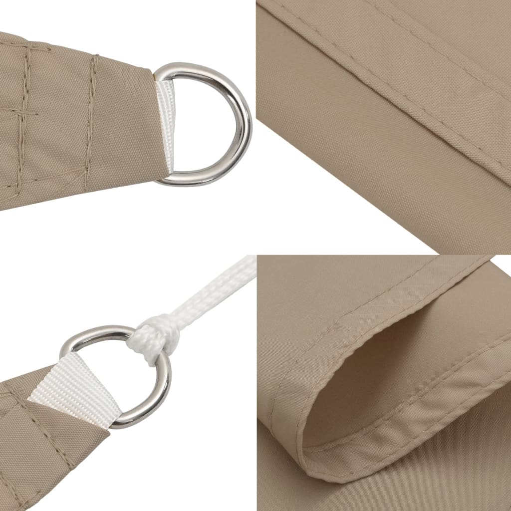 Zonnescherm rechthoekig 2,5x4 m oxford stof taupe