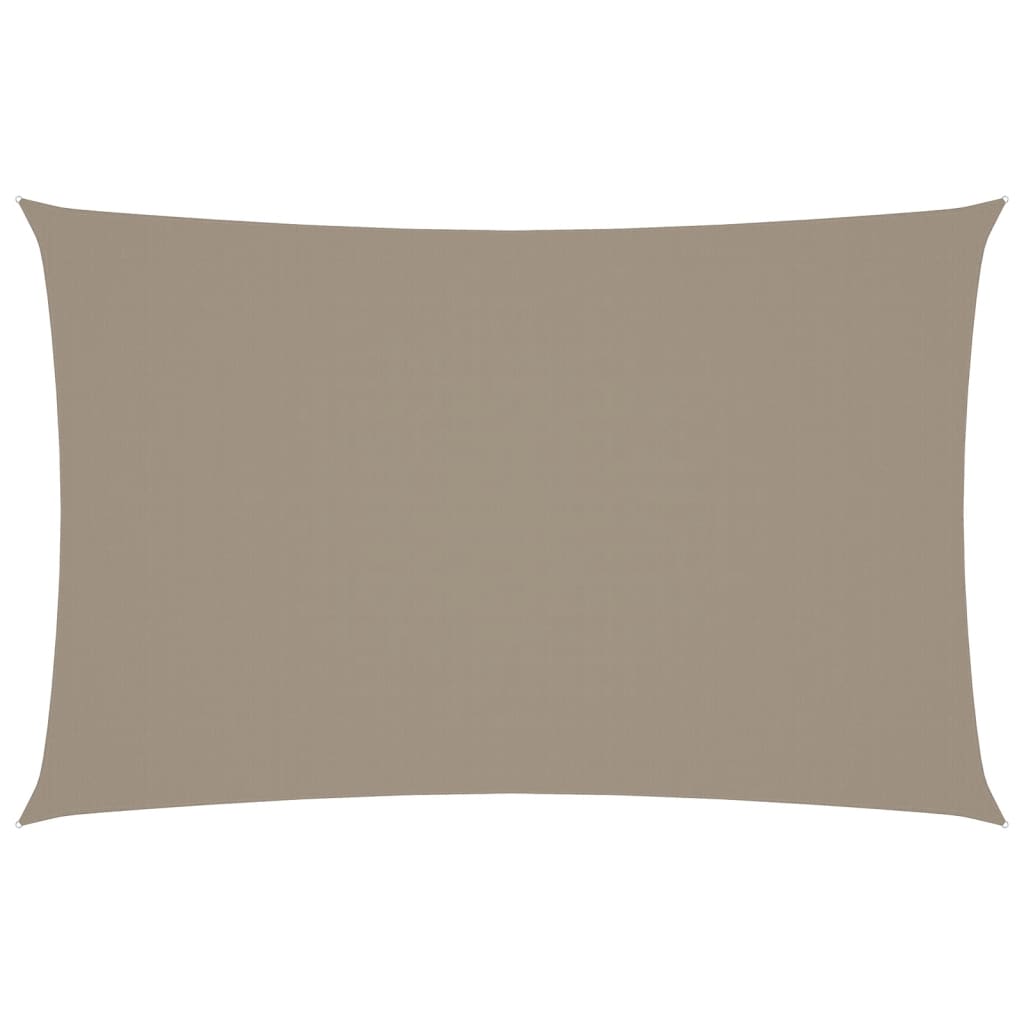 Zonnescherm rechthoekig 2,5x5 m oxford stof taupe