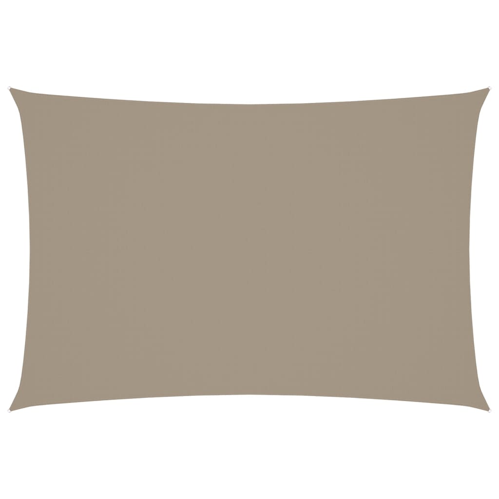 Zonnescherm rechthoekig 3x5 m oxford stof taupe