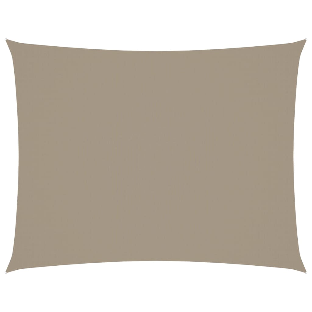 Zonnescherm rechthoekig 3x6 m oxford stof taupe