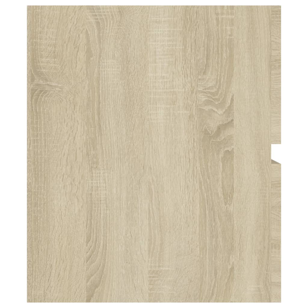 Wastafelkast 100x38,5x45 cm bewerkt hout sonoma eikenkleurig