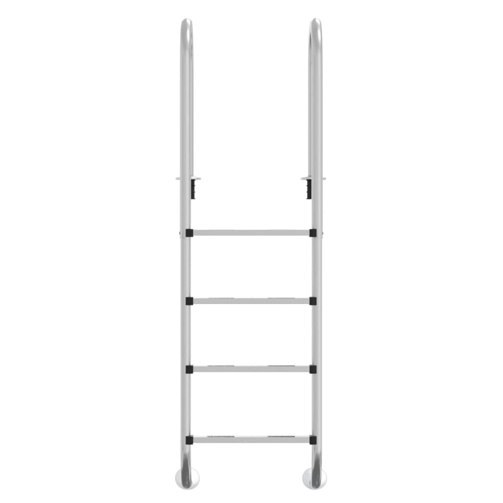 Zwembadladder 54x38x184,5 cm 304 roestvrij staal