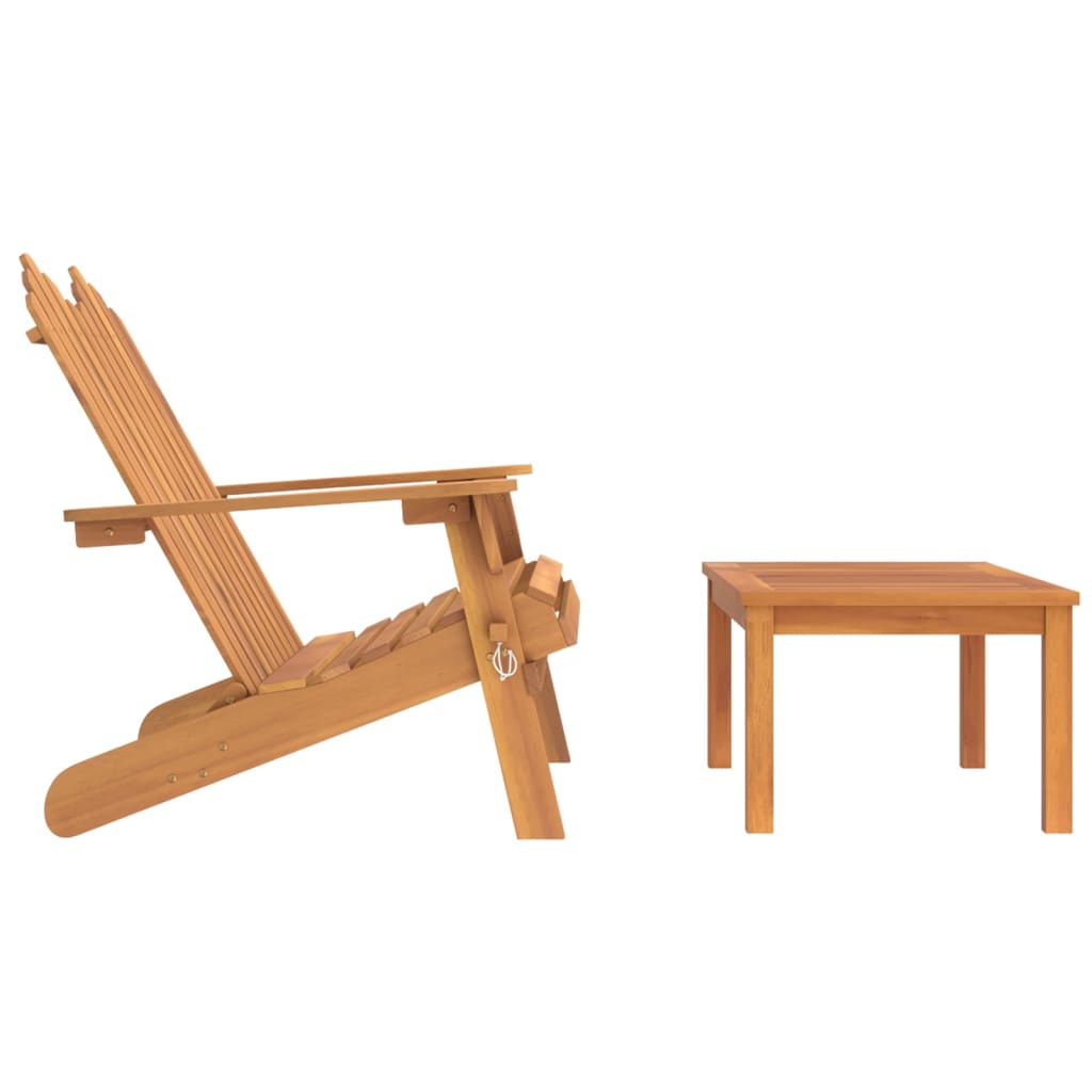 2-delige Loungeset Adirondack massief acaciahout