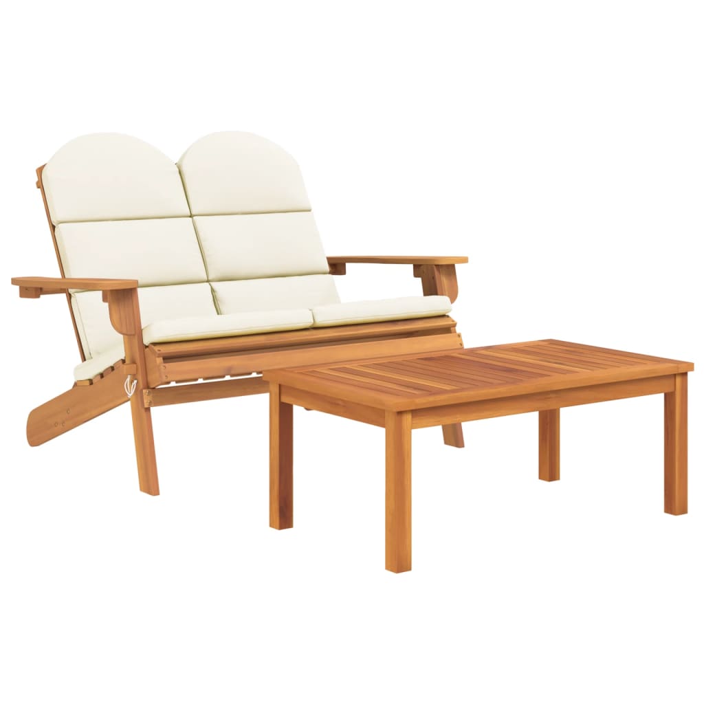 2-delige Loungeset Adirondack massief acaciahout