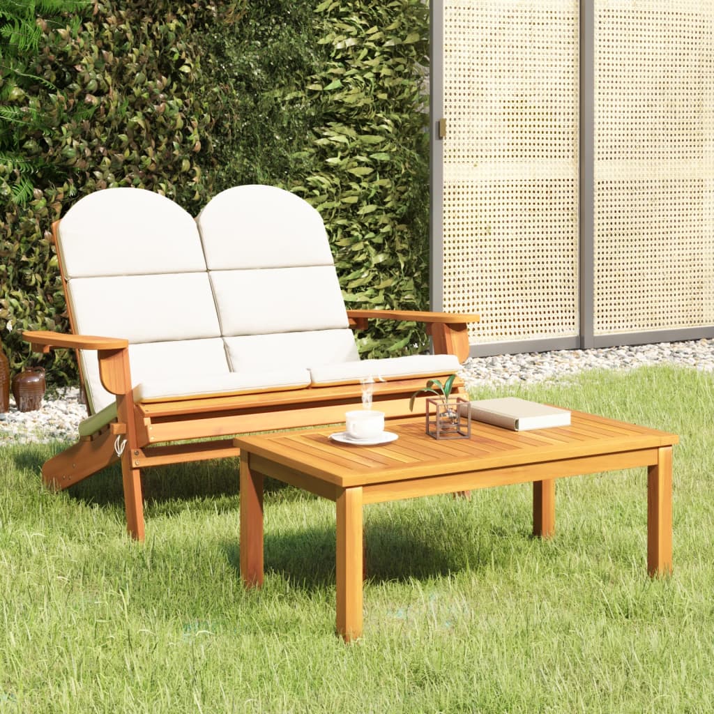 2-delige Loungeset Adirondack massief acaciahout