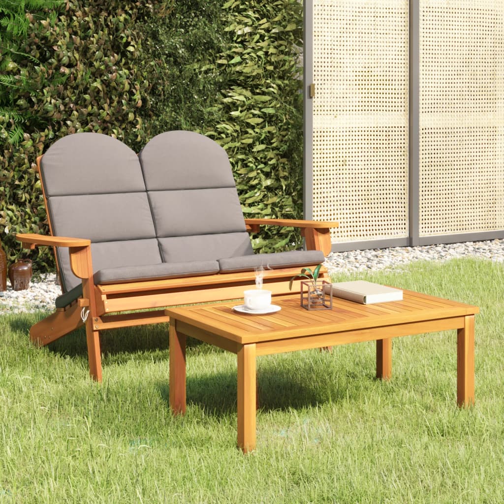 2-delige Loungeset Adirondack massief acaciahout