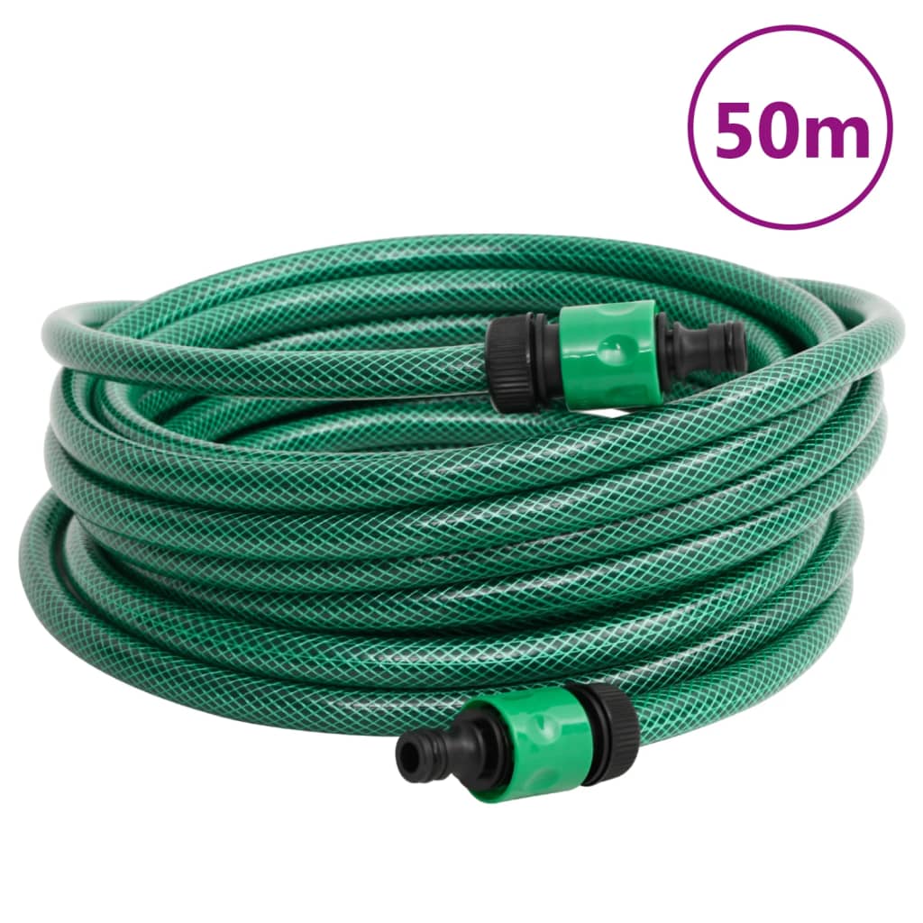 Zwembadslang 50 m PVC groen