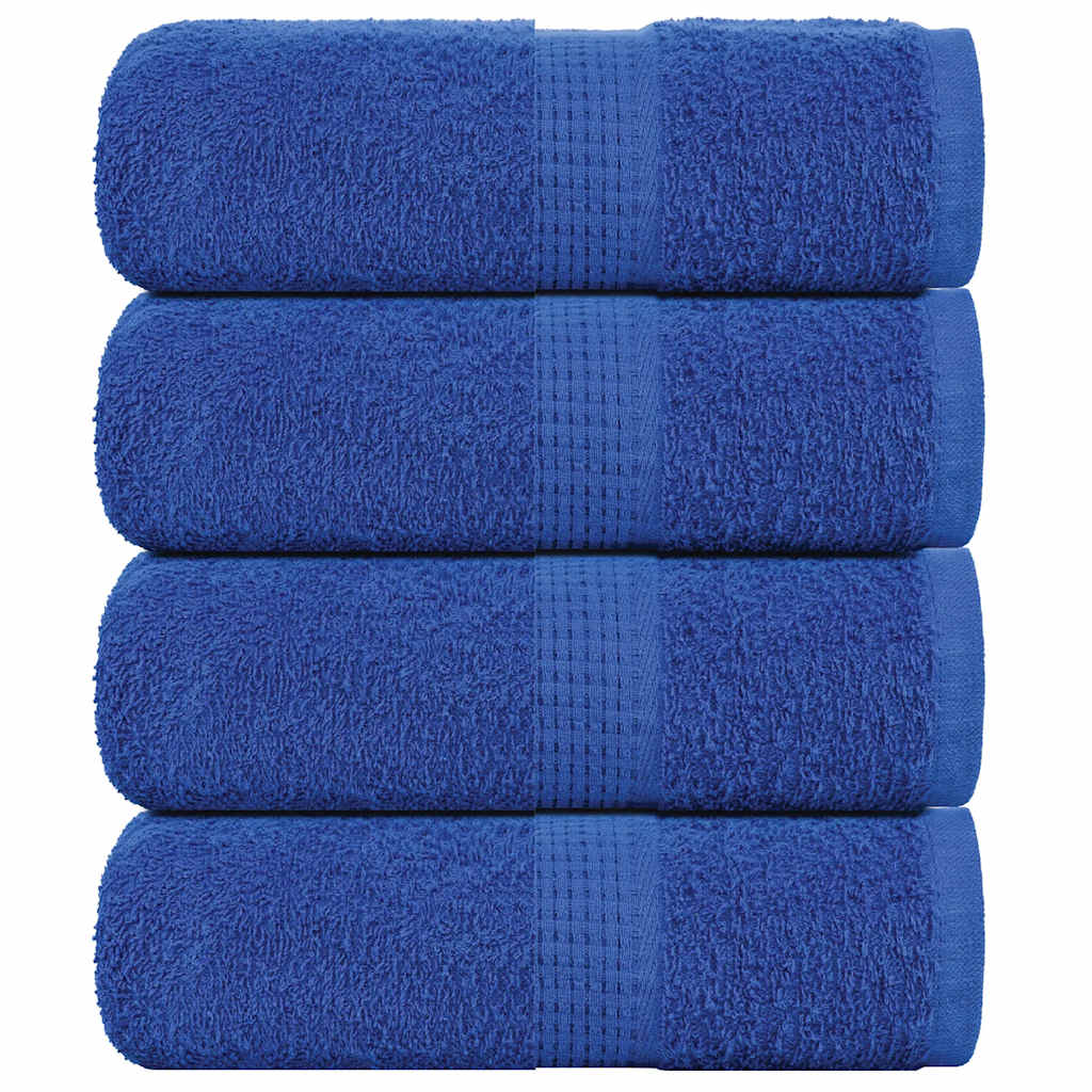 Zeepdoekjes 4 st 30x30 cm 360 g/m² 100% katoen blauw