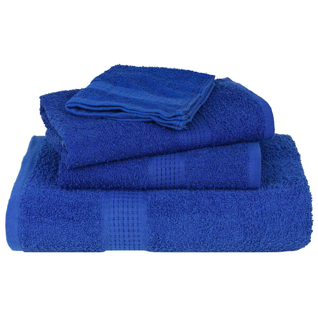 Zeepdoekjes 4 st 30x30 cm 360 g/m² 100% katoen blauw