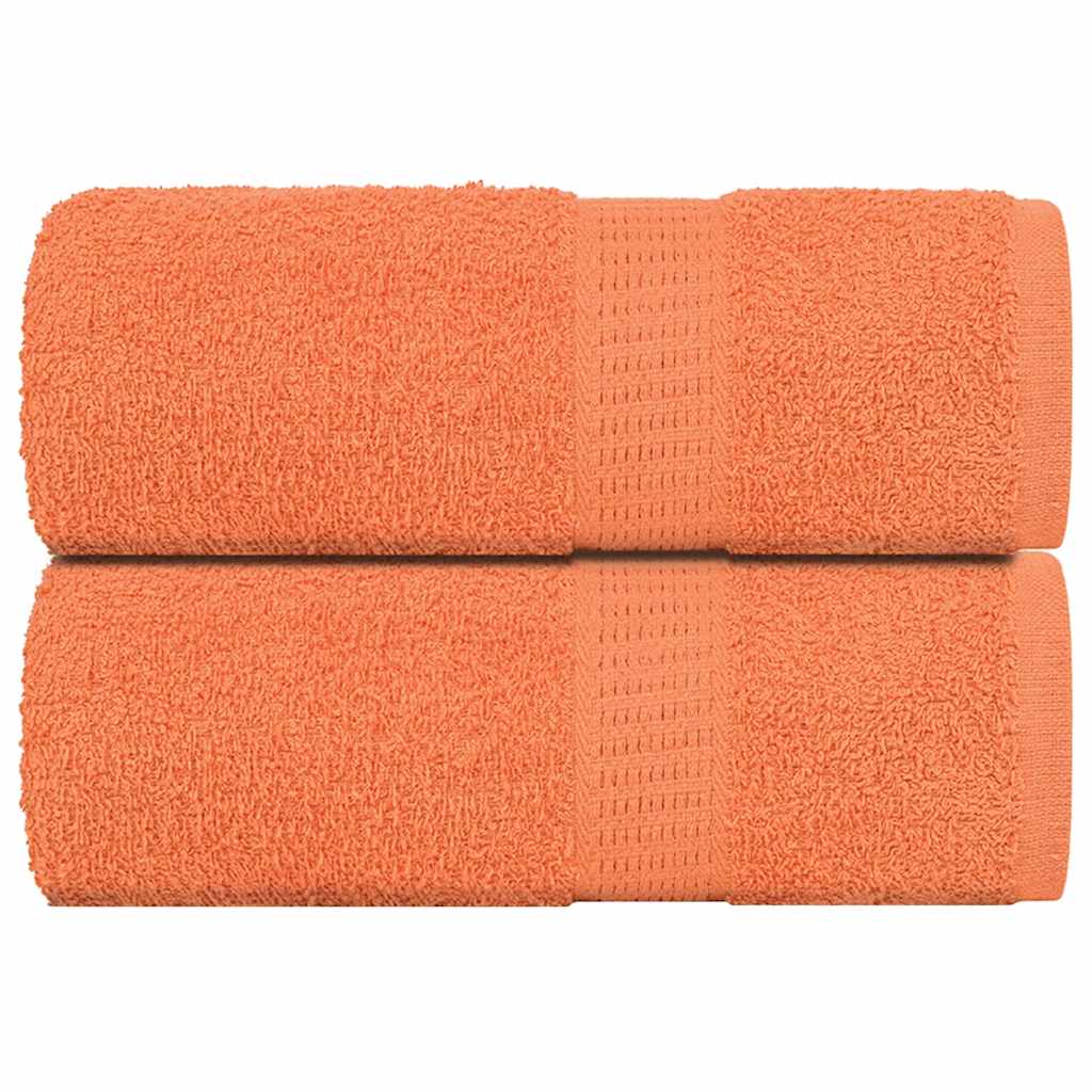 Zeepdoekjes 2 st 30x30 cm 360 g/m² 100% katoen oranje