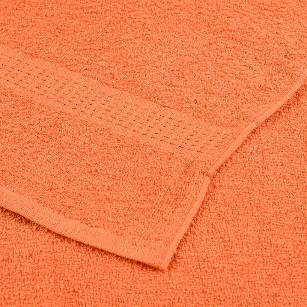 Zeepdoekjes 4 st 30x30 cm 360 g/m² 100% katoen oranje