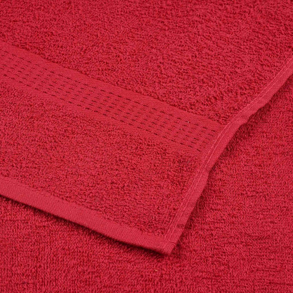 Zeepdoekjes 2 st 30x30 cm 360 g/m² 100% katoen rood