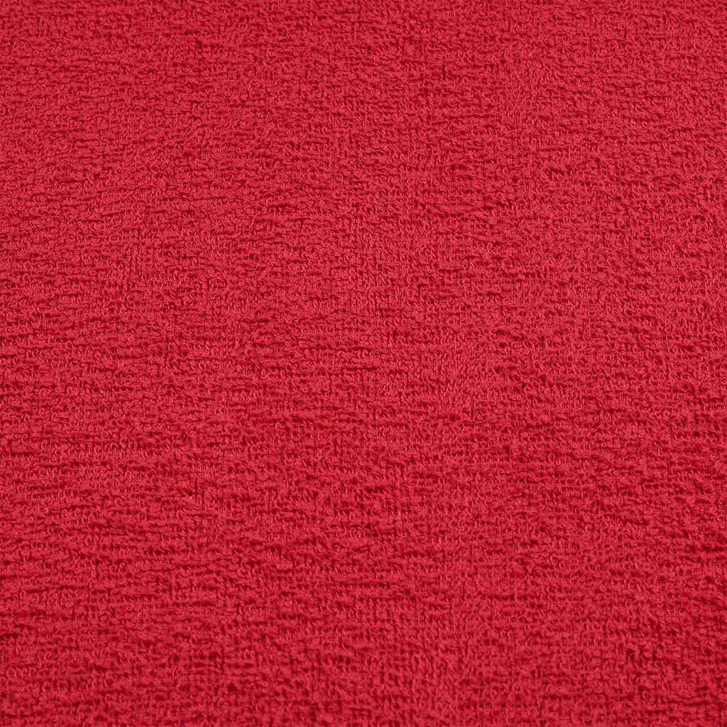 Zeepdoekjes 4 st 30x30 cm 360 g/m² 100% katoen rood