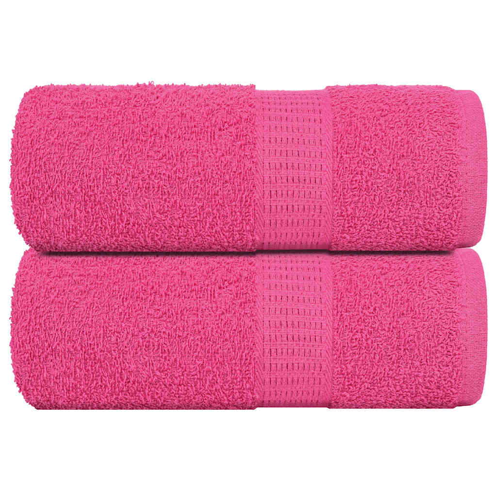 Zeepdoekjes 2 st 30x30 cm 360 g/m² 100% katoen roze