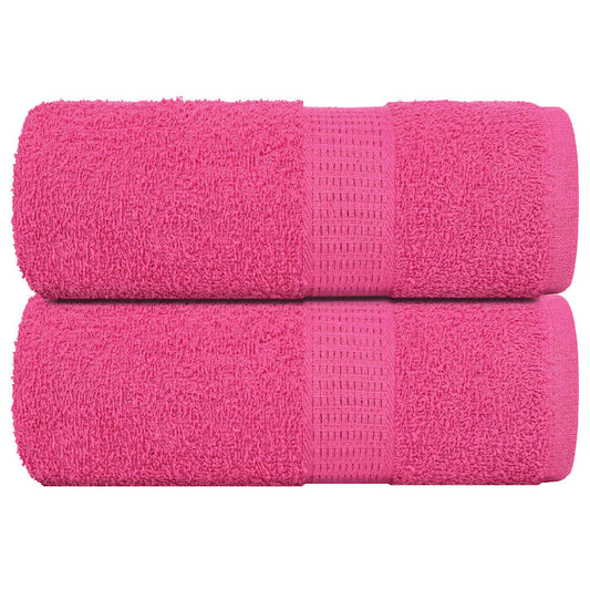 Zeepdoekjes 2 st 30x30 cm 360 g/m² 100% katoen roze