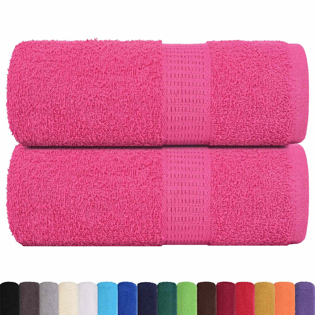 Zeepdoekjes 2 st 30x30 cm 360 g/m² 100% katoen roze