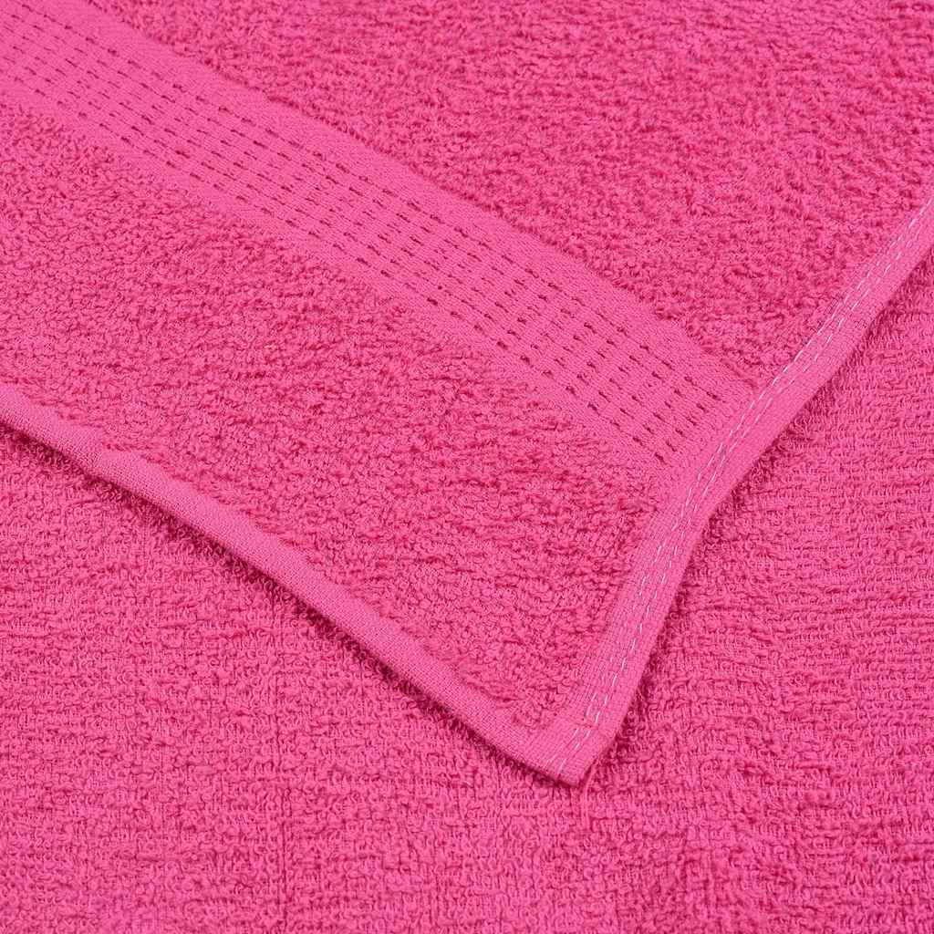 Zeepdoekjes 4 st 30x30 cm 360 g/m² 100% katoen roze