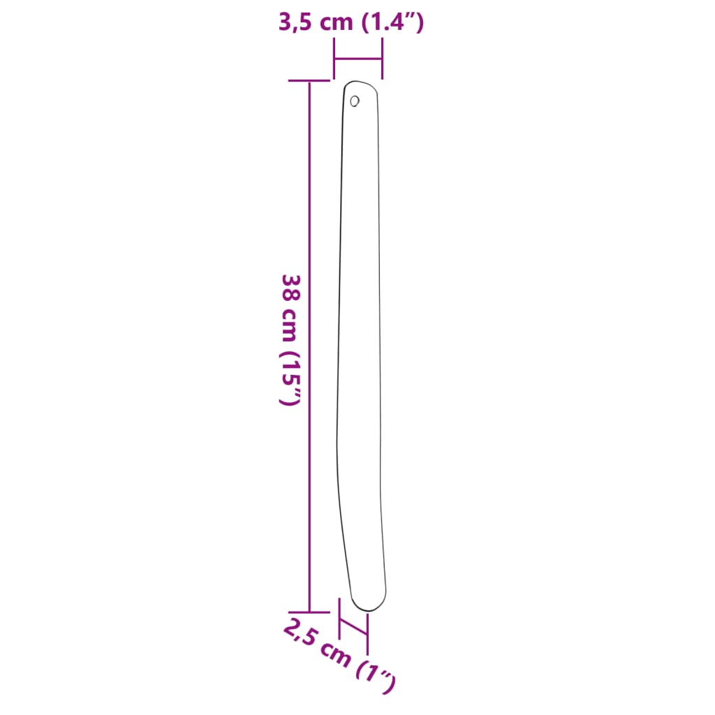 Zweetschrapers paard 3 st aluminium zilverkleurig