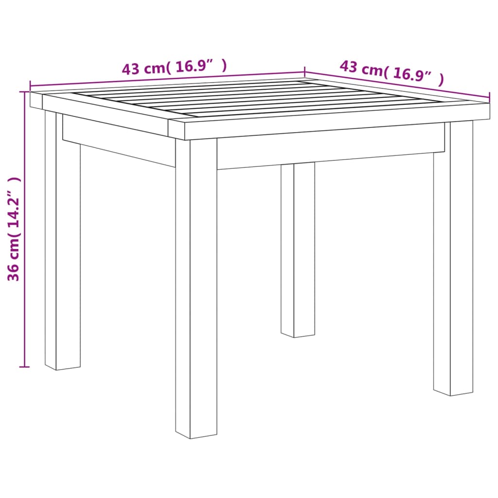 3-delige Bistroset poly rattan en acaciahout grijs