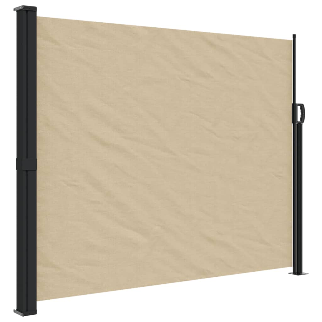 Windscherm intrekbaar 170x300 cm beige