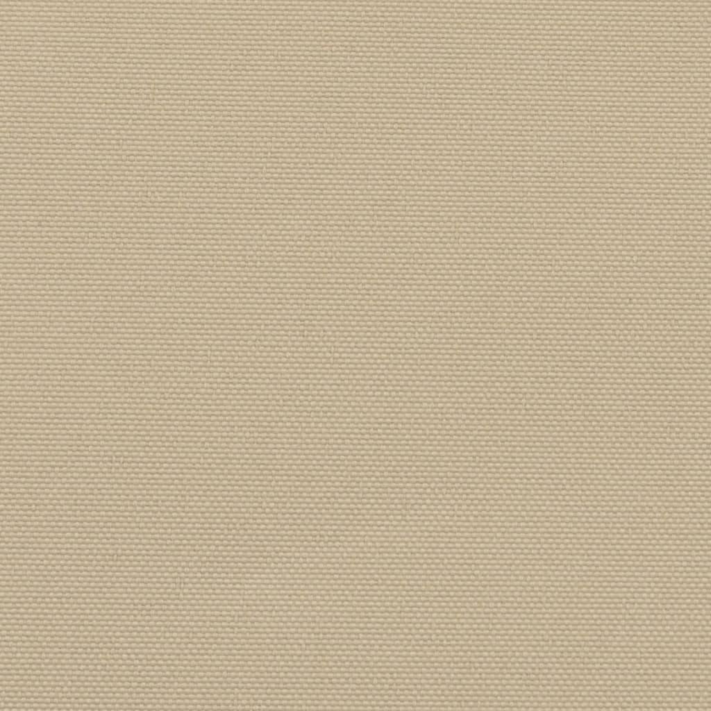 Windscherm uittrekbaar 140x500 cm beige