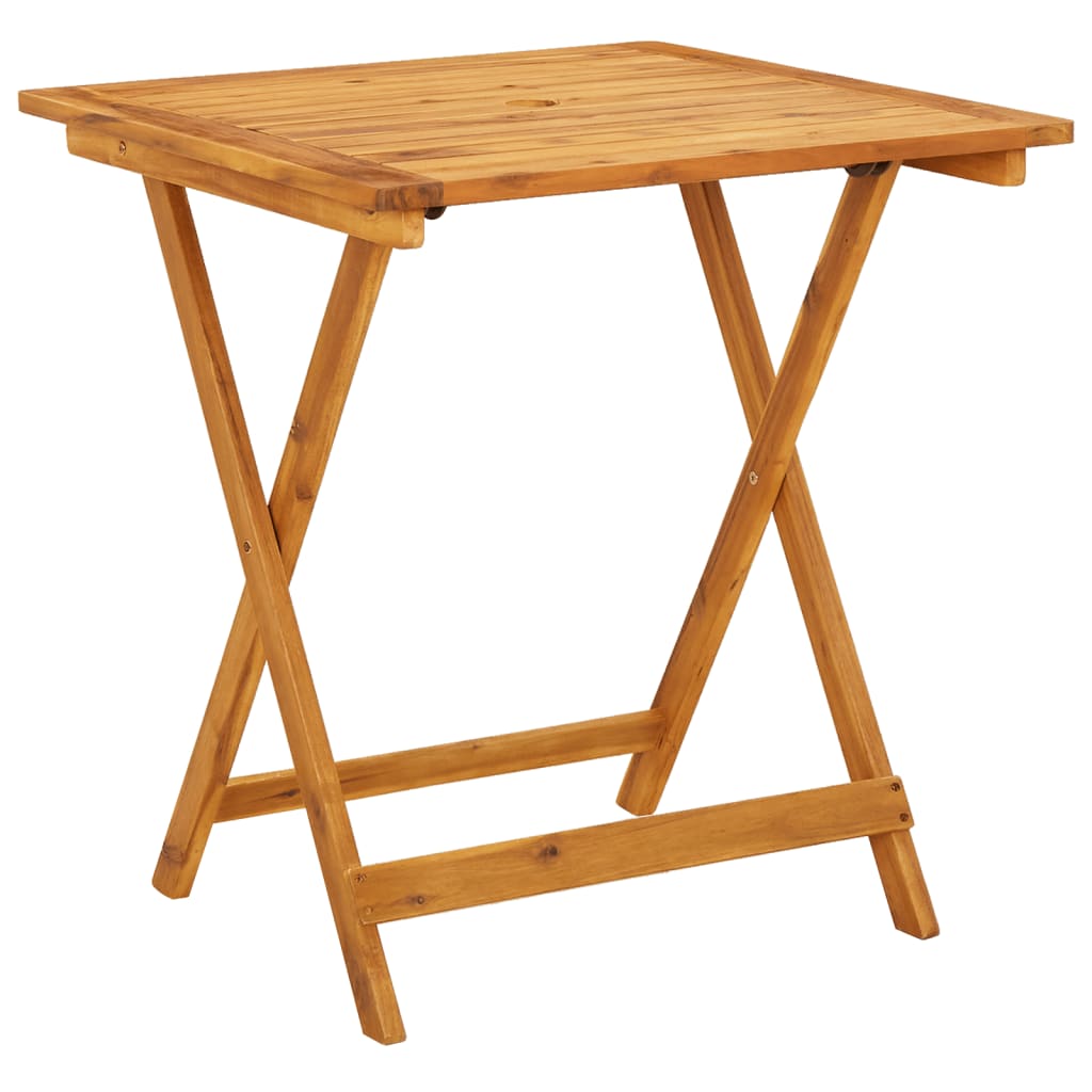 3-delige Bistroset stof en massief hout beige